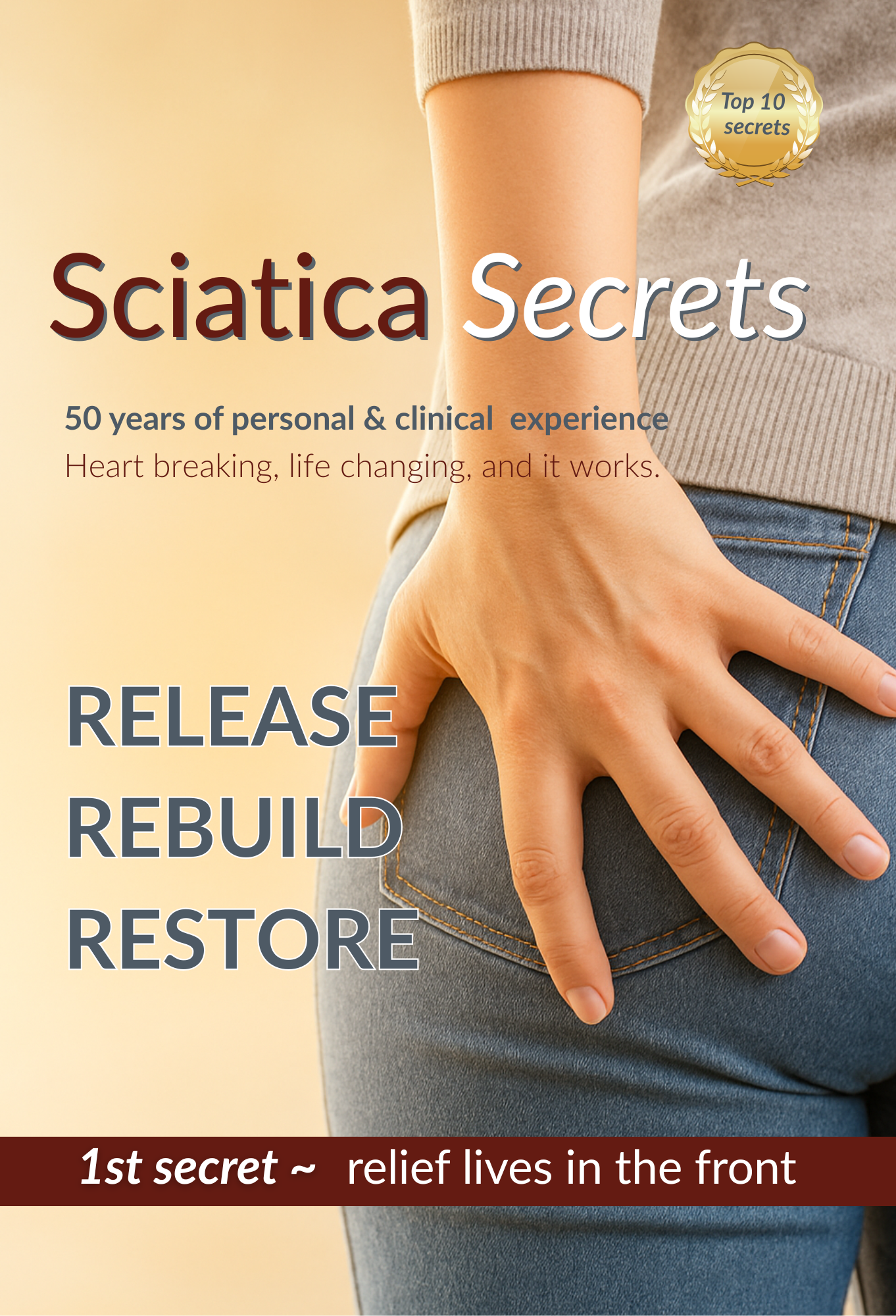 Sciatica Secrets book cover